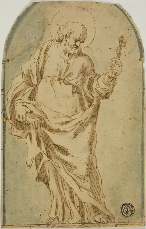 Saint Peter Wall Art by Pietro Novelli - High-Resolution Digital Print