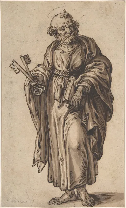 Saint Peter Wall Art by Ludolf Büsinck - High-Resolution Digital Print