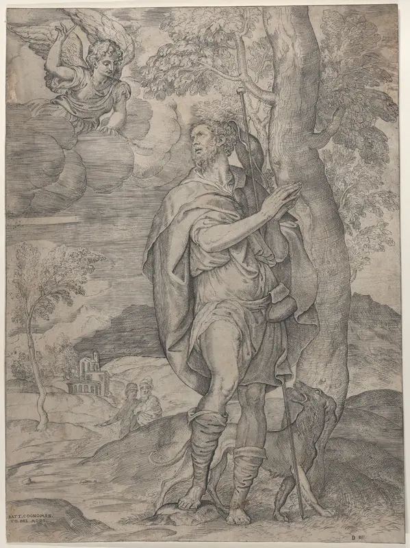 Saint Roch Wall Art by Battista Angolo del Moro - High-Resolution Digital Print