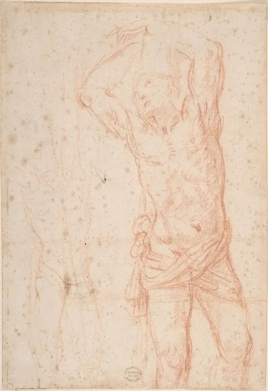 Saint Sebastian Wall Art by Anonymous, Italian, Roman-Bolognese, 17th century - High-Resolution Digital Print