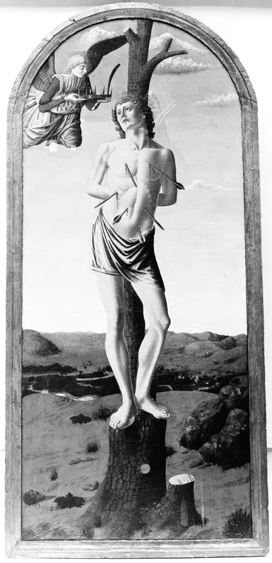 Saint Sebastian Wall Art by Francesco Botticini (Francesco di Giovanni) - High-Resolution Digital Print