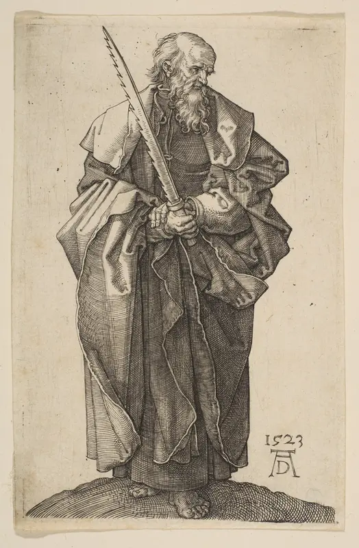 Saint Simon Wall Art by Albrecht Dürer - High-Resolution Digital Print
