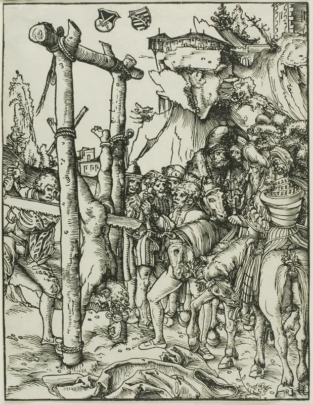 Saint Simon, from The Martyrdom of the Apostles