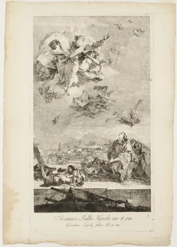 Saint Thecla Praying for the End of the Plague in the City of Este