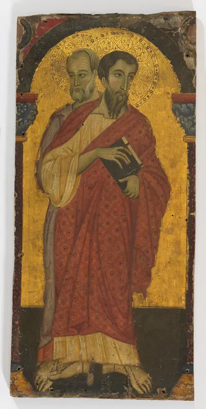 Saints Bartholomew and Simon Wall Art by Master of Saint Francis - High-Resolution Digital Print