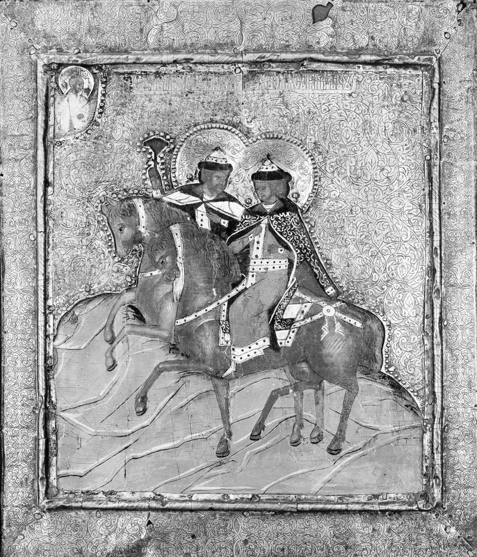 Saints Boris and Gleb Wall Art by Russian Painter - High-Resolution Digital Print