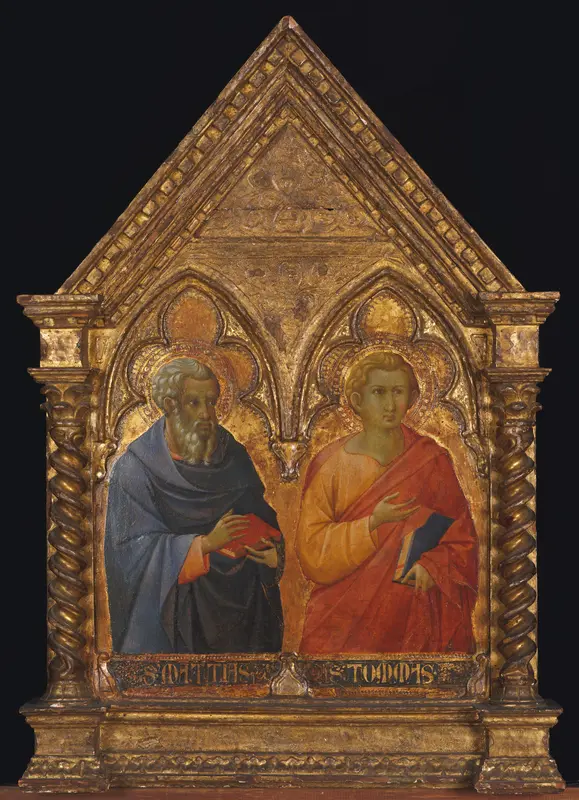 Saints Matthias and Thomas Wall Art by Bartolomeo Bulgarini - High-Resolution Digital Print