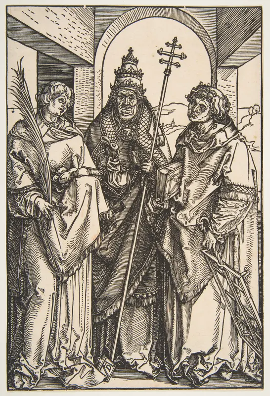 Saints Stephen, Sixtus and Lawrence Wall Art by Albrecht Dürer - High-Resolution Digital Print