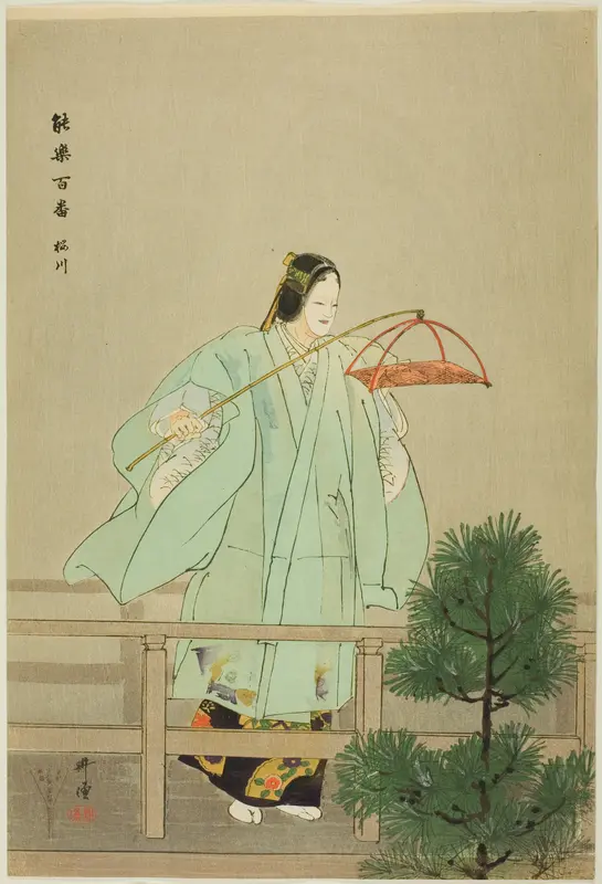 Sakuragawa, from the series "One Hundred No Dramas (Nogaku hyakuban)"