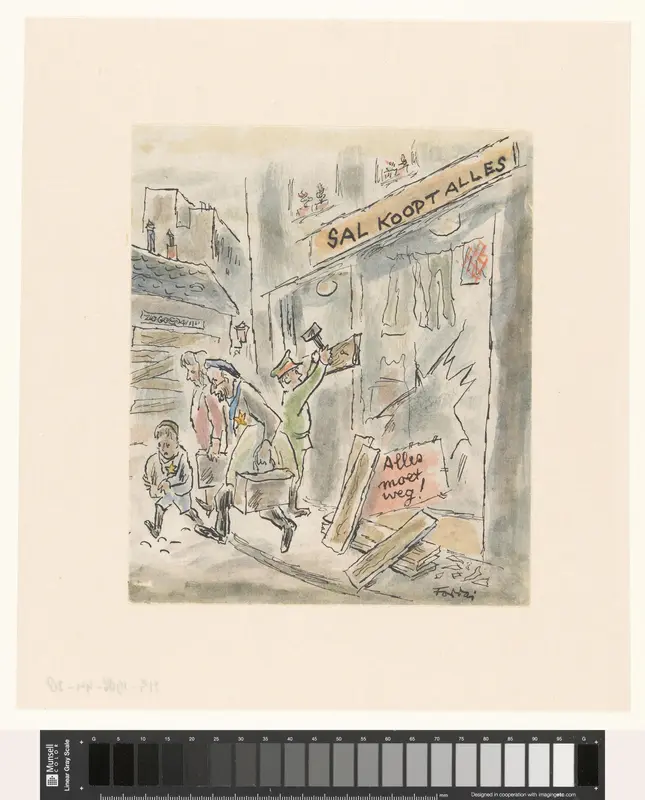 Sal koopt alles / Alles moet weg! Wall Art by Unknown - High-Resolution Digital Print