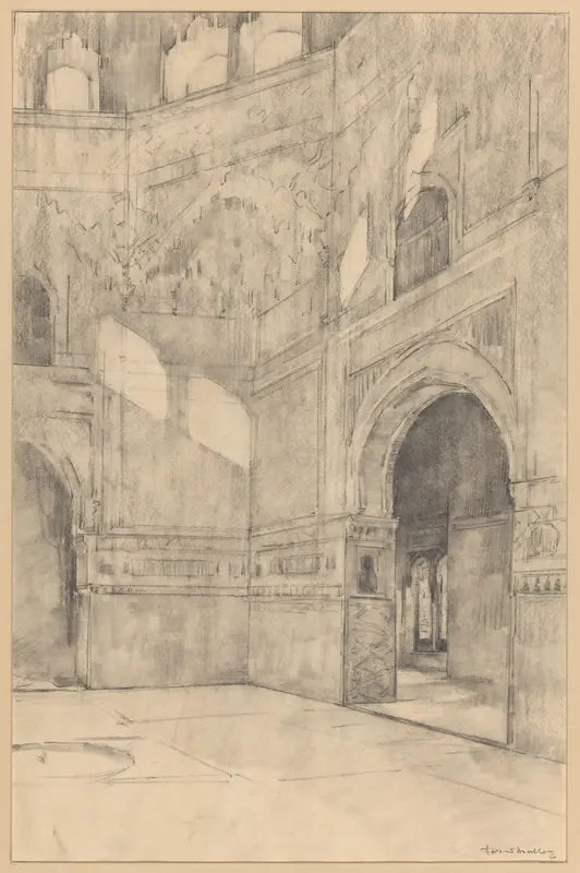Sala de las Dos Hermanas in het Alhambra te Granada Wall Art by Unknown - High-Resolution Digital Print