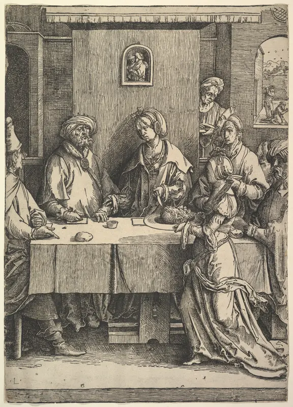 Salome with the Head of John the Baptist Wall Art by Lucas van Leyden - High-Resolution Digital Print