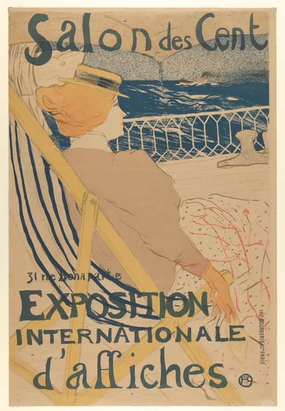 Salon des Cent: Exposition Internationale d'affiches Wall Art by Henri de Toulouse-Lautrec - High-Resolution Digital Print