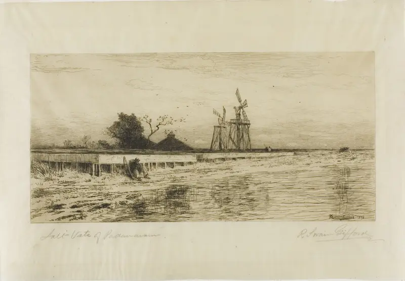 Salt Vats of Padanaram Wall Art by Robert Swain Gifford - High-Resolution Digital Print