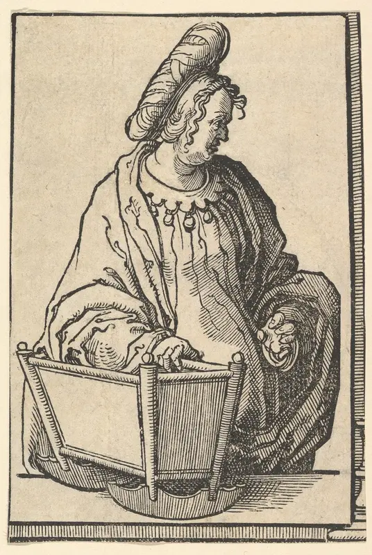 Samarian Sibyl, from the series of Sibyls Wall Art by Lucas van Leyden - High-Resolution Digital Print