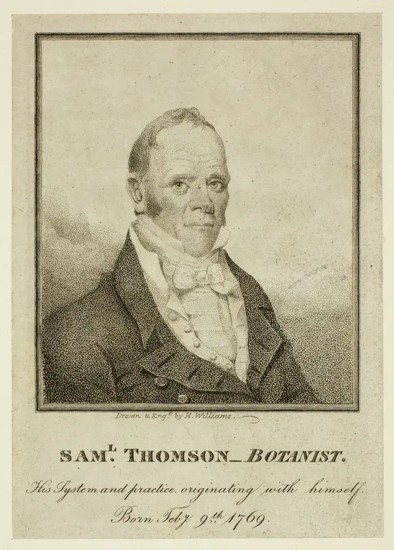 Sam'l. Thomson, Botanist Wall Art by Henry Williams - High-Resolution Digital Print