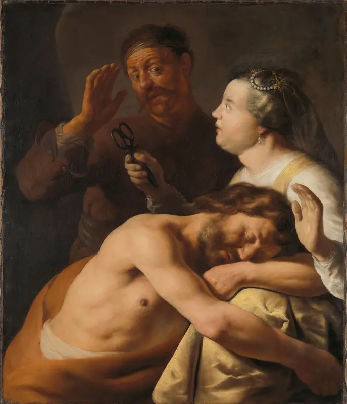 Samson and Delilah Wall Art by Jan Lievens - High-Resolution Digital Print