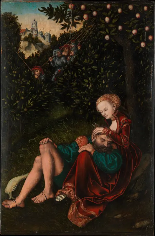 Samson and Delilah Wall Art by Lucas Cranach the Elder - High-Resolution Digital Print
