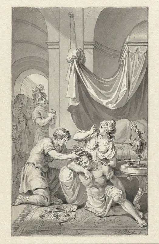 Samson en Delila Wall Art by Jacobus Buys - High-Resolution Digital Print