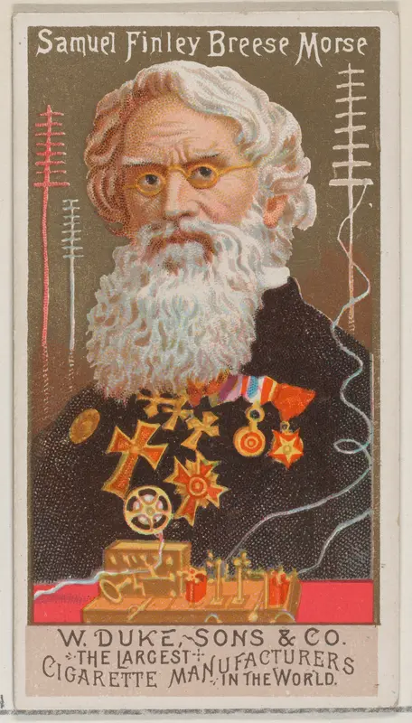 Samuel Finley Breese Morse, from the series Great Americans (N76) for Duke brand cigarettes Wall Art by W. Duke, Sons & Co. - High-Resolution Digital Print