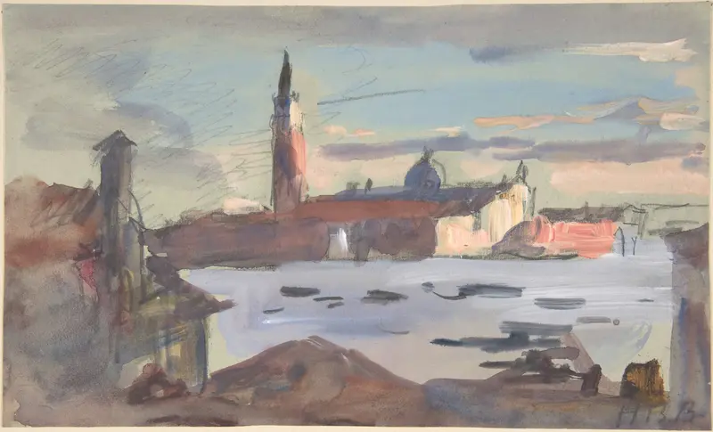 San Giorgio Maggiore, Venice Wall Art by Hercules Brabazon Brabazon - High-Resolution Digital Print