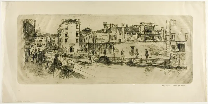San Trovasso Canal Wall Art by Frank Duveneck - High-Resolution Digital Print