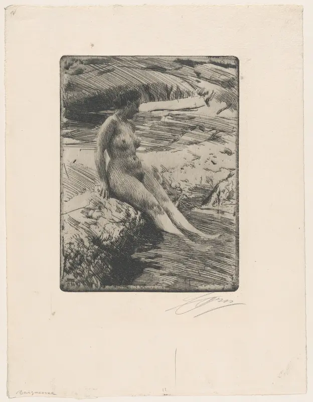 Sandhamn Wall Art by Anders Zorn - High-Resolution Digital Print