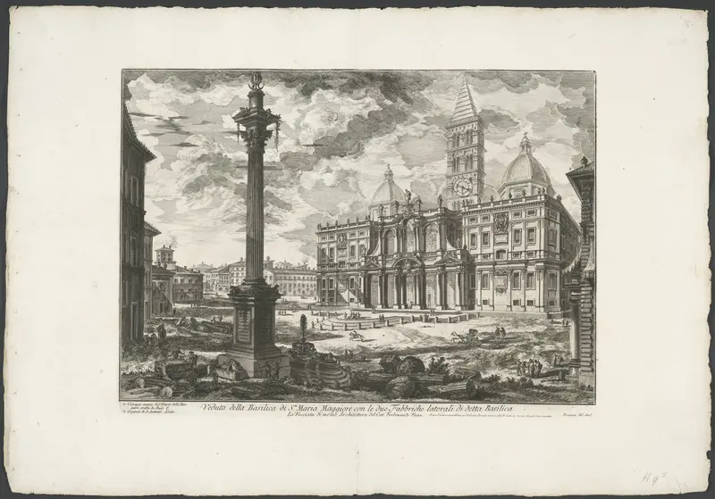 Santa Maria Maggiore te Rome Wall Art by Unknown - High-Resolution Digital Print