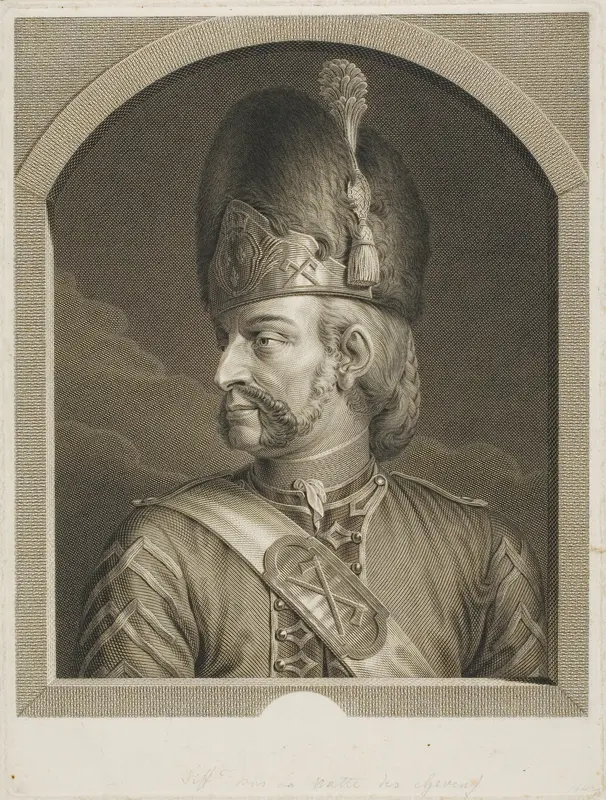 Sapper of the Swiss Guards Wall Art by Johann Georg Wille - High-Resolution Digital Print