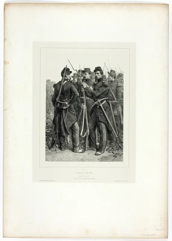 Sappers, from Souvenirs d’Italie: Expédition de Rome