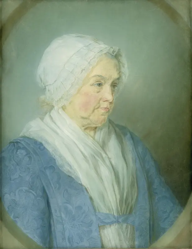 Sara Hinloopen (1689-1775). Echtgenote van Arent van der Waeyen Wall Art by Unknown - High-Resolution Digital Print