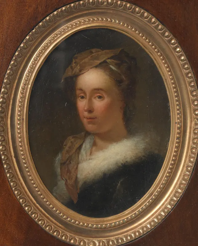 Sara Stiermans (1704-1757). Echtgenote van de schilder Wall Art by Dionys van Nijmegen - High-Resolution Digital Print