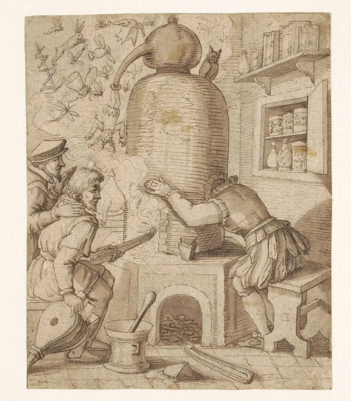 Satire op de alchemie Wall Art by anonymous - High-Resolution Digital Print