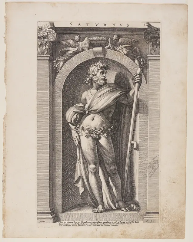 Saturnus (Saturn), from Eight Pagan Gods
