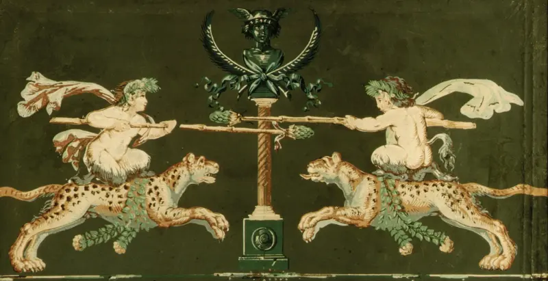 Satyrs Jousting Wall Art by Anonymous, French, 18th century - High-Resolution Digital Print