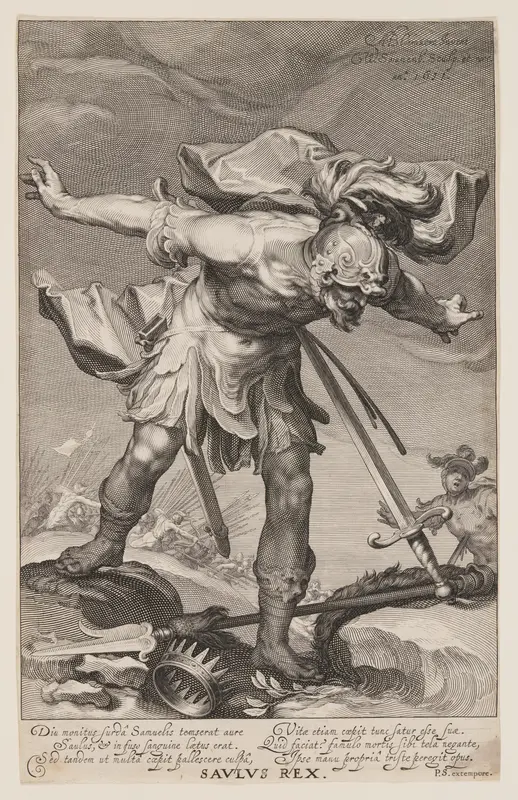 Saulus Rex, from Sinners of the Old and New Testament Wall Art by Willem van Swanenburgh - High-Resolution Digital Print