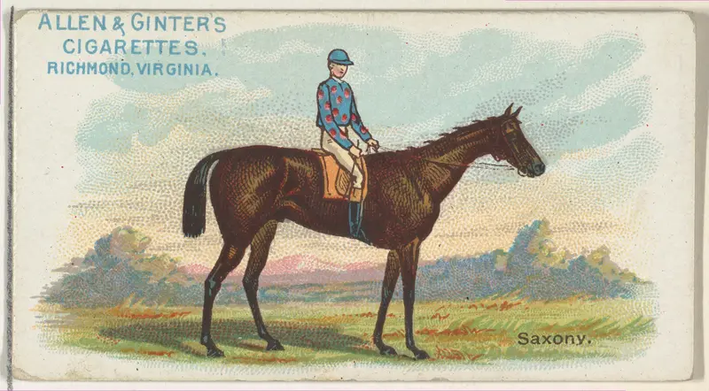 Saxony, from The World's Racers series (N32) for Allen & Ginter Cigarettes Wall Art by Allen & Ginter - High-Resolution Digital Print