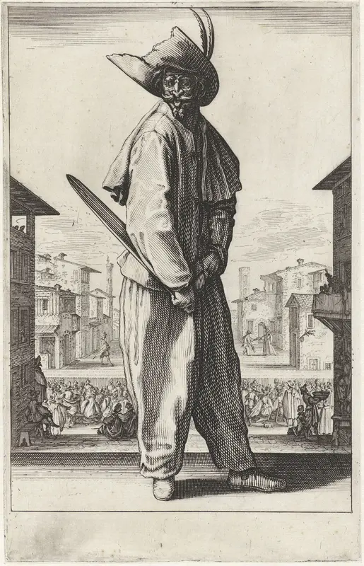 Scapino Wall Art by Jacques Callot - High-Resolution Digital Print