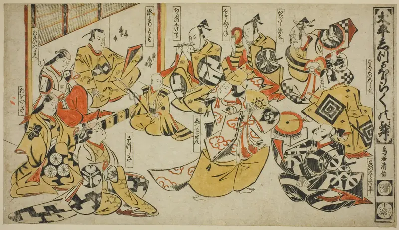 Scene from the Drama "Lyric Dance of Shizuka Gozen (Taihei Shizuka Horaku no mai)"