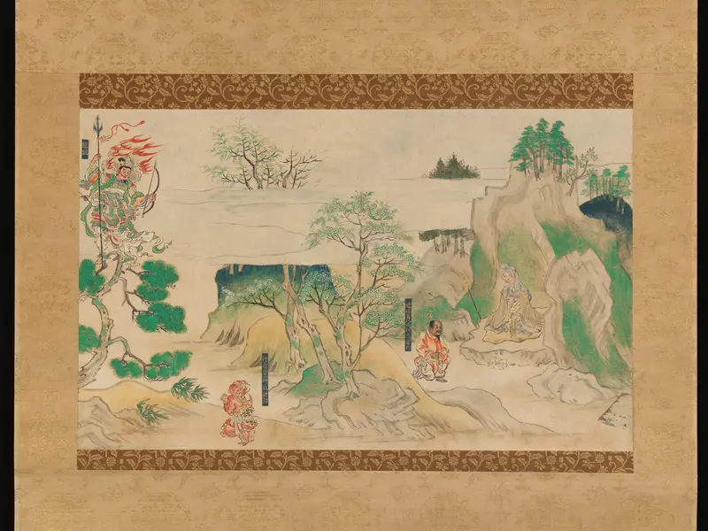 Scene from The Illustrated Legends of Jin’ōji Temple Wall Art by Unknown - High-Resolution Digital Print