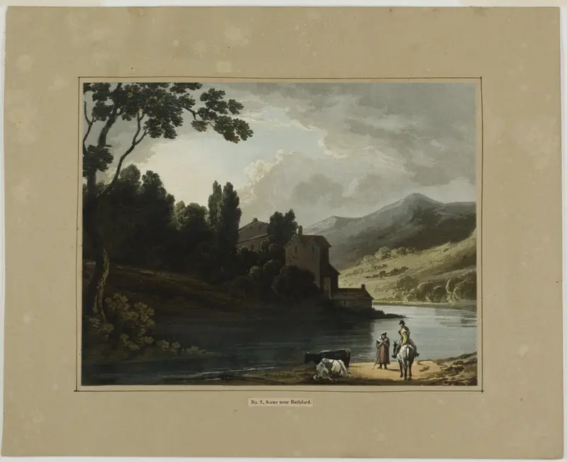 Scene near Bathford Wall Art by E. Parker - High-Resolution Digital Print