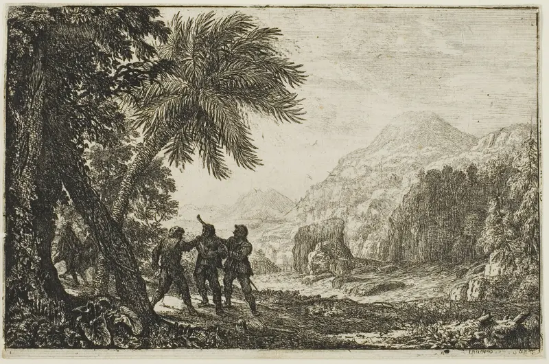 Scene of Brigands Wall Art by Claude Lorrain - High-Resolution Digital Print