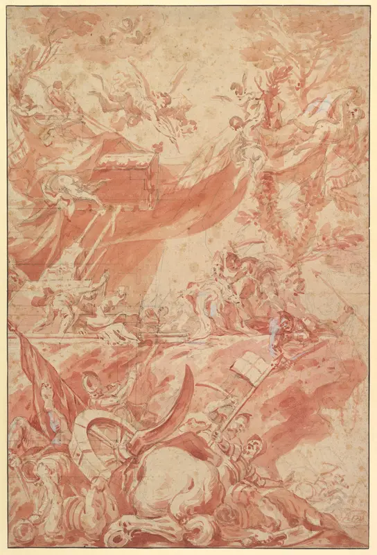 Scene of Martyrdom Wall Art by Anonymous, Italian, 18th century - High-Resolution Digital Print