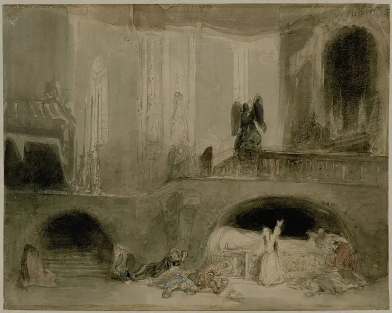 Scène uit de opera Guido et Ginevra Wall Art by Unknown - High-Resolution Digital Print