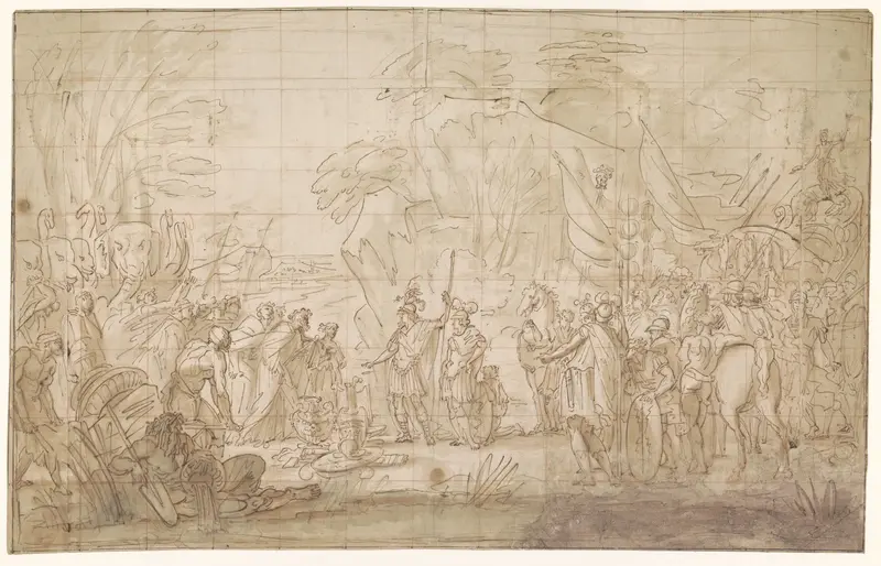 Scène uit de Romeinse geschiedenis Wall Art by Unknown - High-Resolution Digital Print