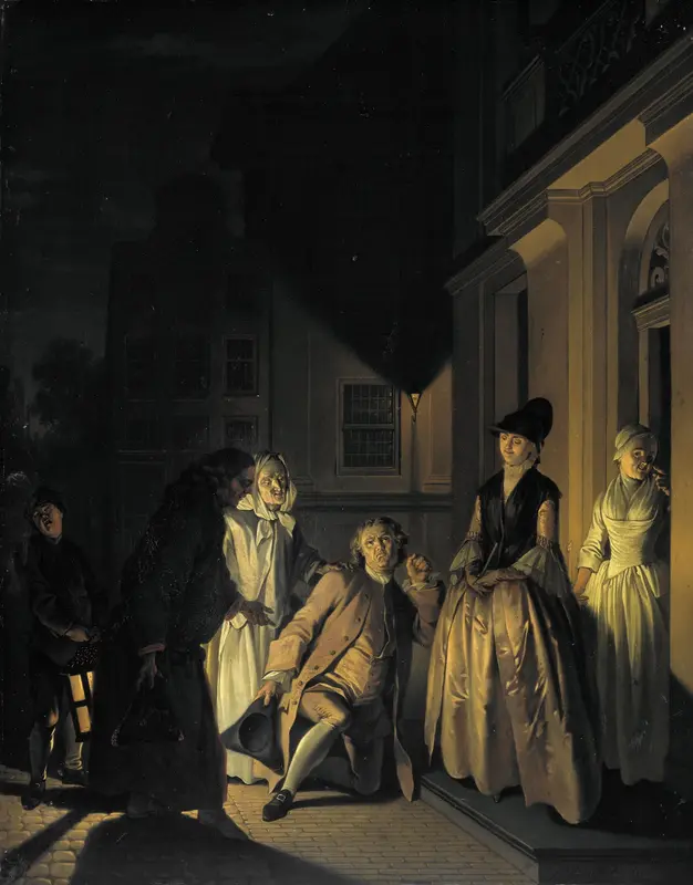 Scène uit 'Lubbert Lubbertse of de geadelde boer' door M. van Breda Wall Art by Jacobus Buys - High-Resolution Digital Print
