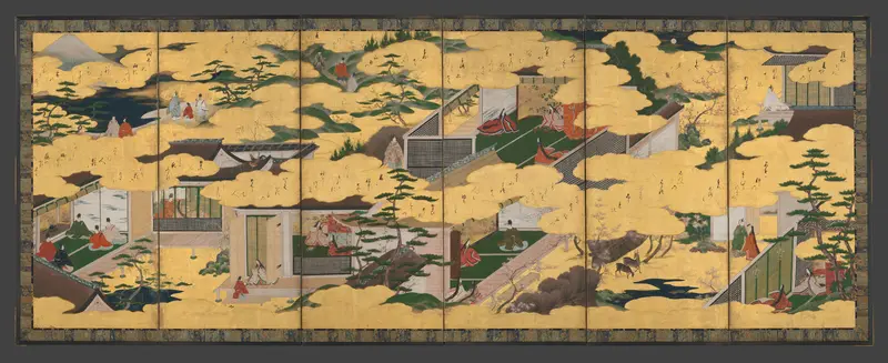 Scenes from the Tales of Ise Wall Art by Unknown - High-Resolution Digital Print