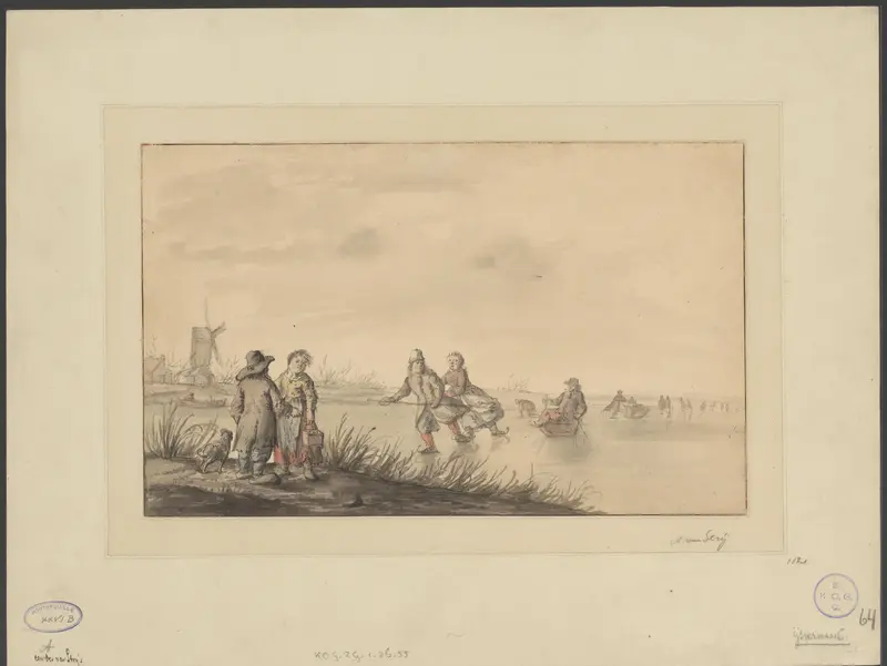 Schaatsenrijders Wall Art by Unknown - High-Resolution Digital Print