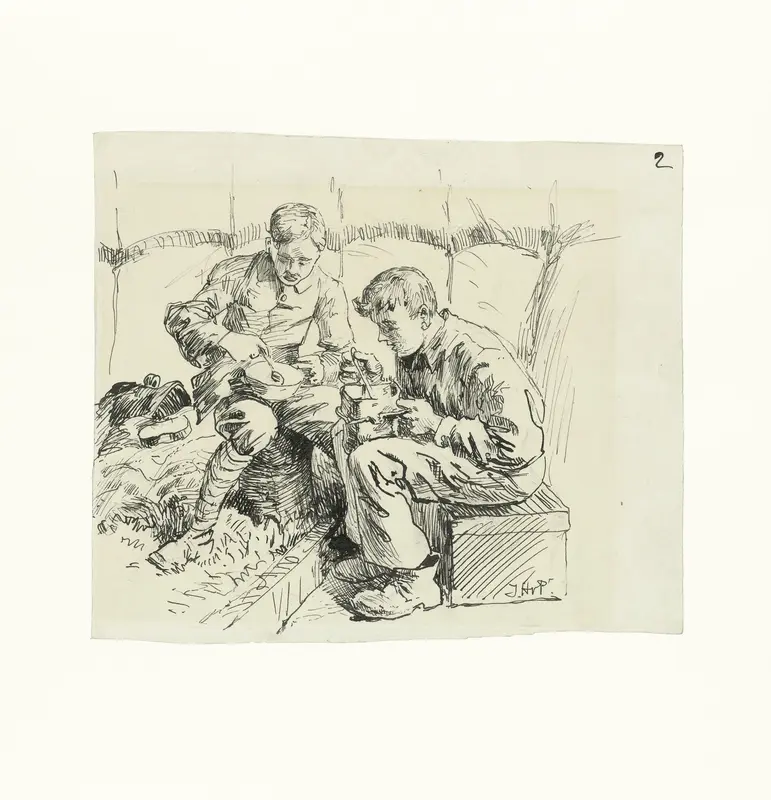 Schaftende soldaten Wall Art by Jan Hoynck van Papendrecht - High-Resolution Digital Print
