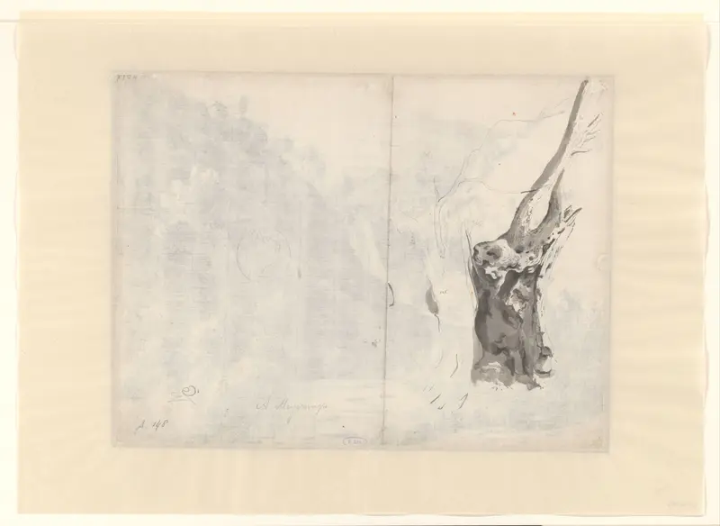 Schets van een boom Wall Art by Albert Meyering - High-Resolution Digital Print